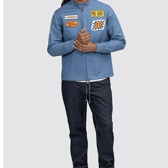Harley-Davidson Light Blue Racing Jacket - Picture 6 of 6